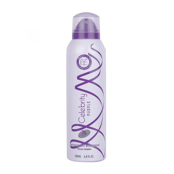 ENTITY CELEBRITY PURPLE BODY SPRAY 200ML – Nazar Jan's Supermarket