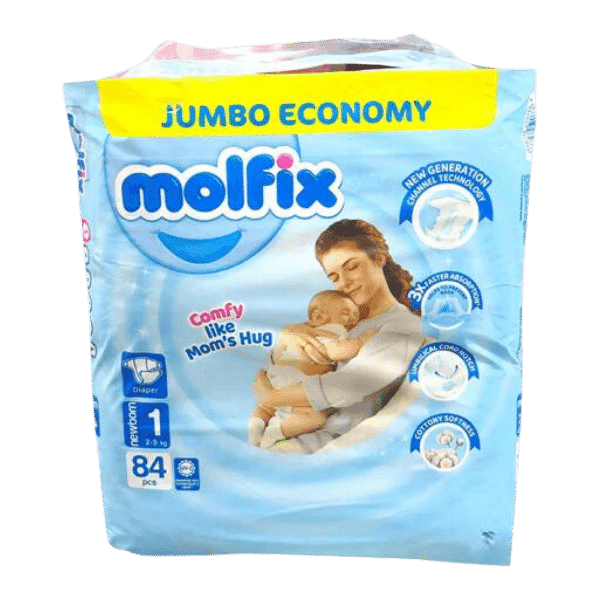 Baby Dry Pampers Newborn Mall Price MOLFIX DIAPERS NEWBORN 84PCS
