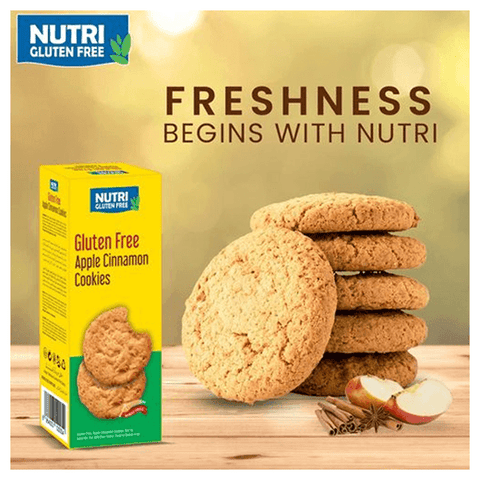 Nutri Gluten Free Apple And Cinnamon Cookies 100gm