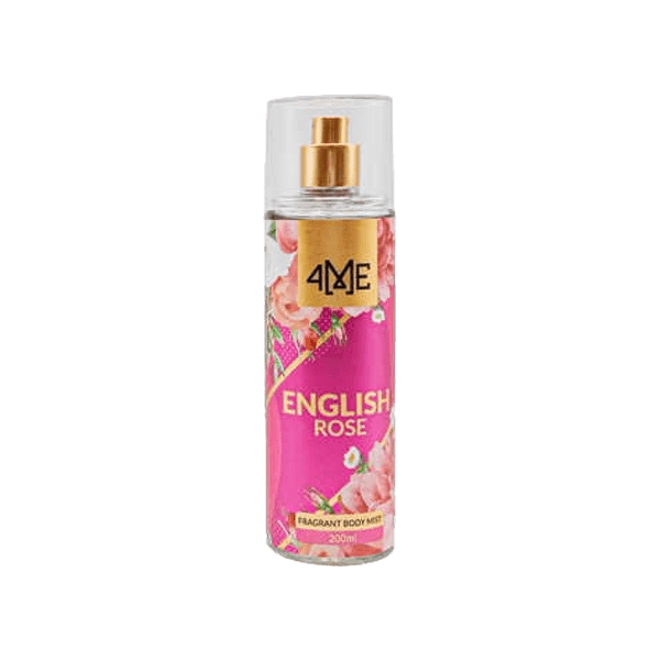 4ME ENGLISH ROSE BODY MIST 200ML - Nazar Jan's Supermarket