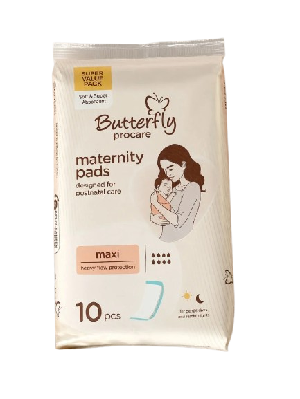 Butterfly Procare Maxi Maternity Pads – 10 Pieces
