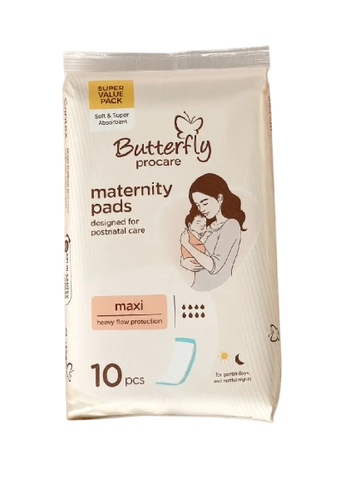 Butterfly Procare Maxi Maternity Pads – 10 Pieces