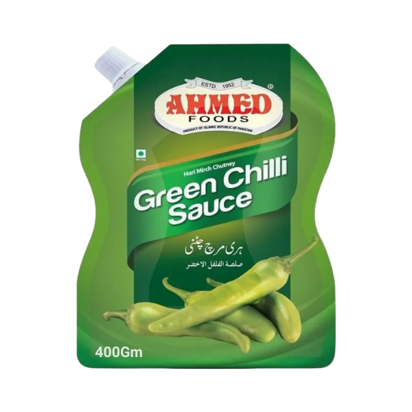 Ahmed Green Chilli Sauce 400Gm