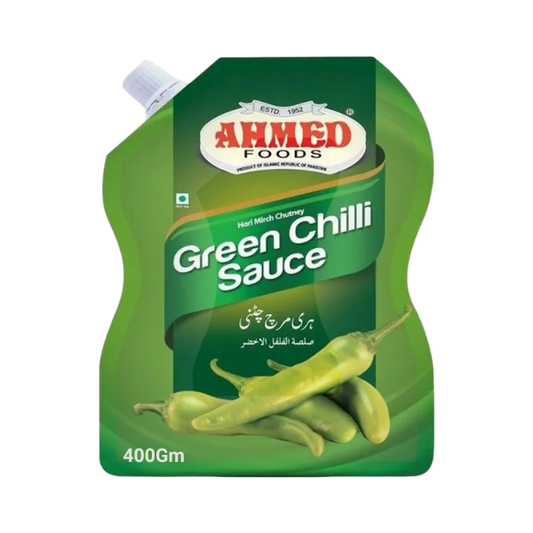 Ahmed Green Chilli Sauce 400Gm