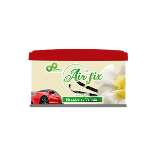 Air Fix Strawberry And Vanilla Car Gel Air Freshener 80g