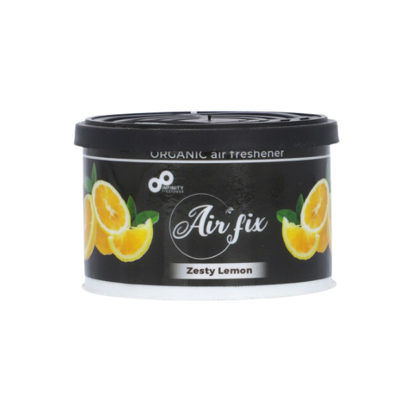 Air Fix Zesty Lemon Organic Car Air Freshener 50g