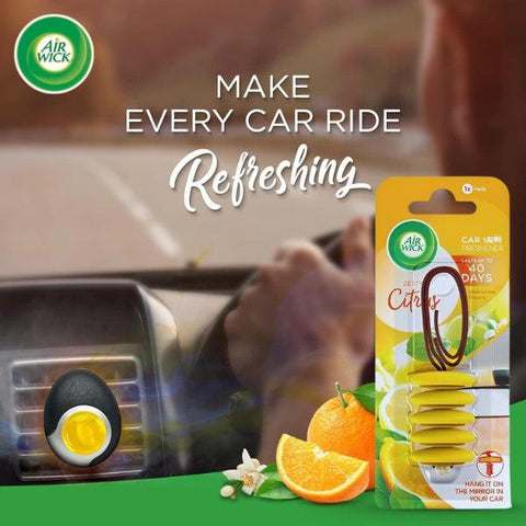 Airwick Car Freshener Zesty Citrus 9.8g