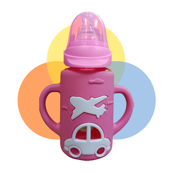 Algo Glass Baby Feeder Bottle Bpa Free 120ml