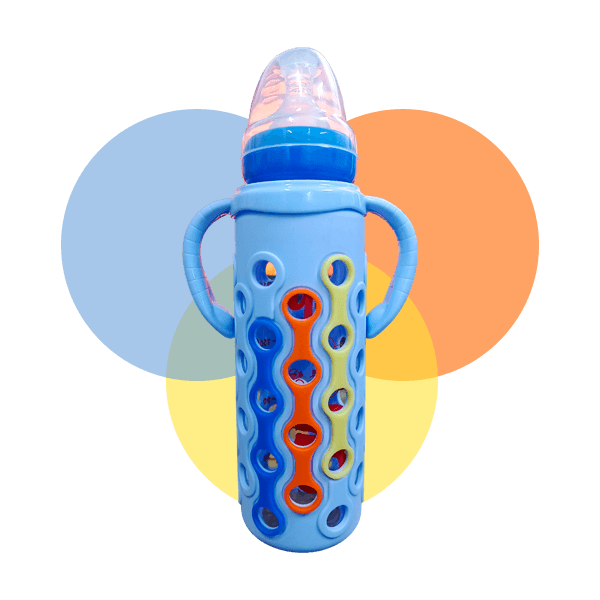 Algo Glass Baby Feeder Bottle Bpa Free 240ml