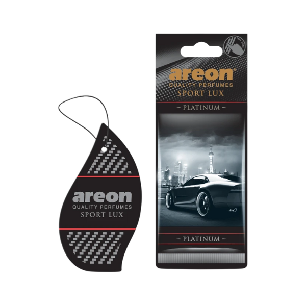Areon Sport Lux Hanging Car Air Freshener Platinum