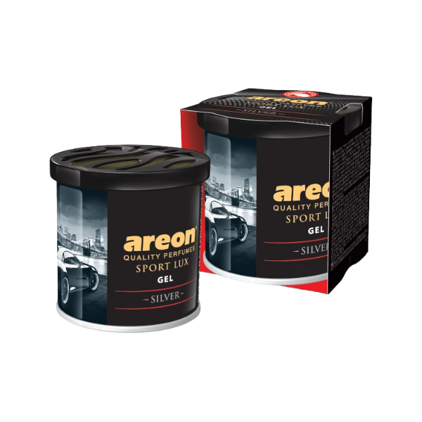 Areon Sport Lux Gel Air Freshener 80g Silver