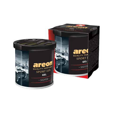 Areon Sport Lux Gel Air Freshener 80g Silver