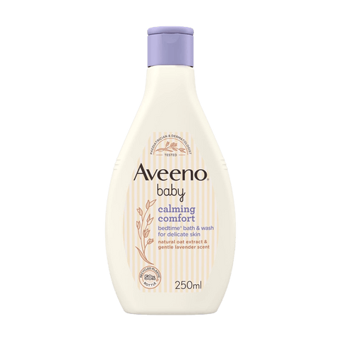 Aveeno Baby Calming Comfort Bedtime Bath And Wash 250ml