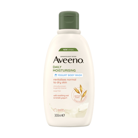 Aveeno Daily Moisturising Yogurt Body Wash 300ml