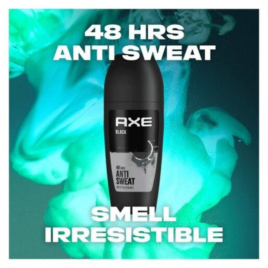 Axe Black 48Hrs Anti Sweat Antiperspirant Deodorant Roll On 50ml