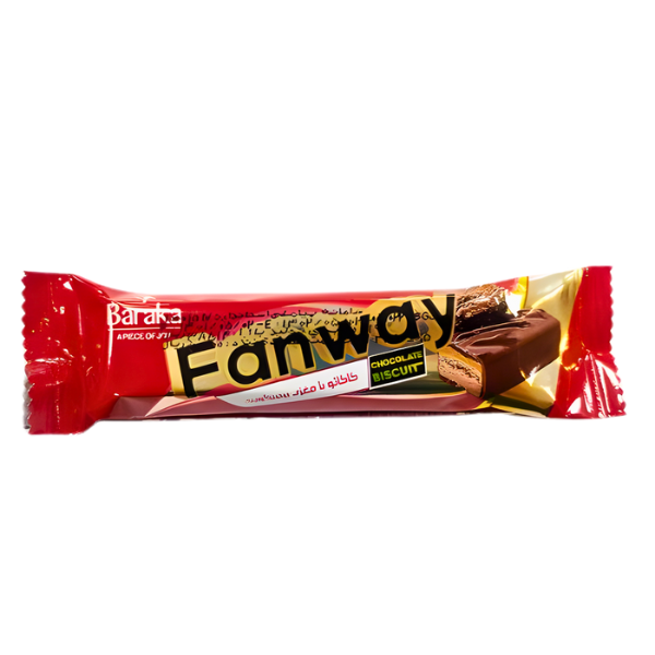 BARAKA FANWAY CHOCOLATE BISCUITS 25GM