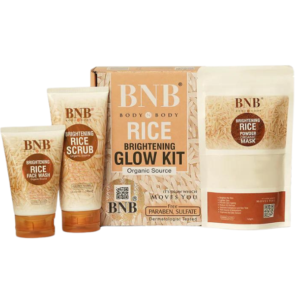 BNB Rice Brightening Glow Kit