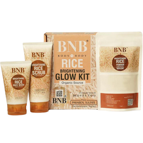 BNB Rice Brightening Glow Kit