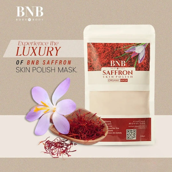 BNB Saffron Skin Polish Organic Mask 120gm