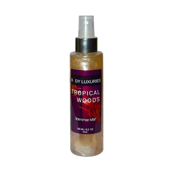 BODY LUXURIES TROPICAL WOODS SHIMMER MIST 155ML