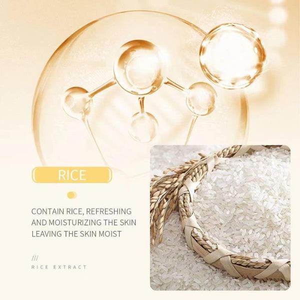 Bioaqua Rice Raw Pulp Cleanser For Skin Whitening 100g