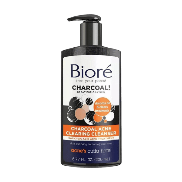 Biore Charcoal Acne Clearing Cleanser 200ml