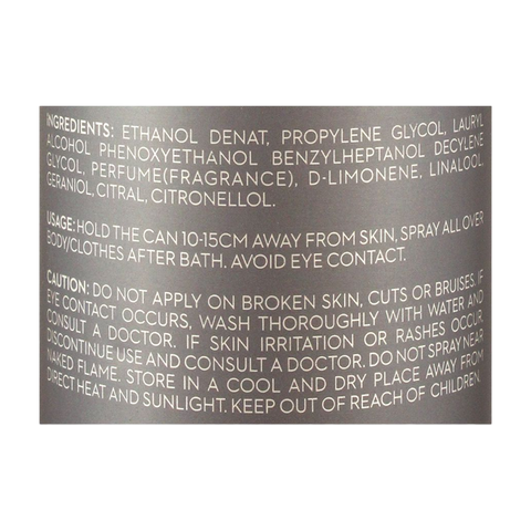 Bold Zero Hero Perfume Body Spray 120ml