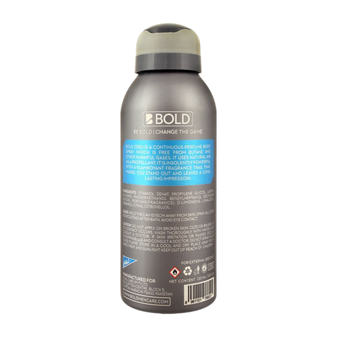 Bold Zero Hero Perfume Body Spray 120ml