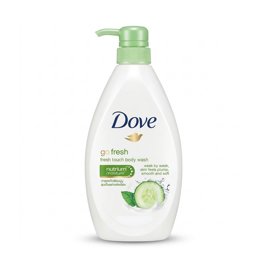Bottle of Dove Go Fresh Body Wash 550ml