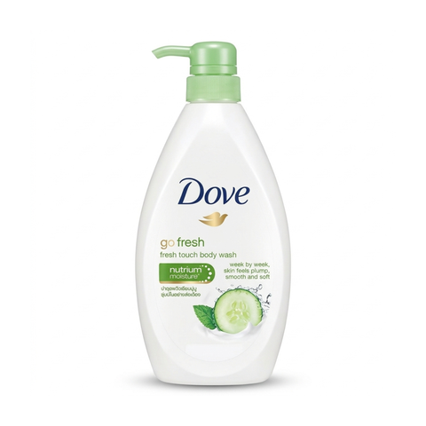 Bottle of Dove Go Fresh Body Wash 550ml