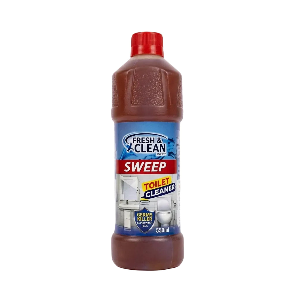 Bottle of Fresh & Clean Sweep Toilet Cleaner 550ml