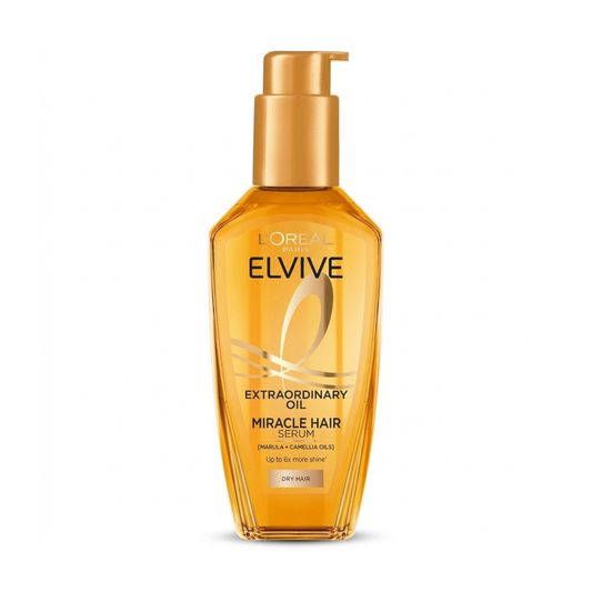 Bottle of L’Oréal Paris Elvive Dry Miracle Hair Serum 100ml