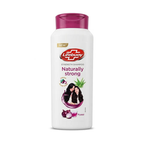 Bottle of Lifebuoy Naturally Long Onion Shampoo 650ml