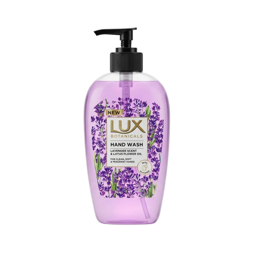 Bottle of Lux Lavender and Lotus Hand Wash 220ml