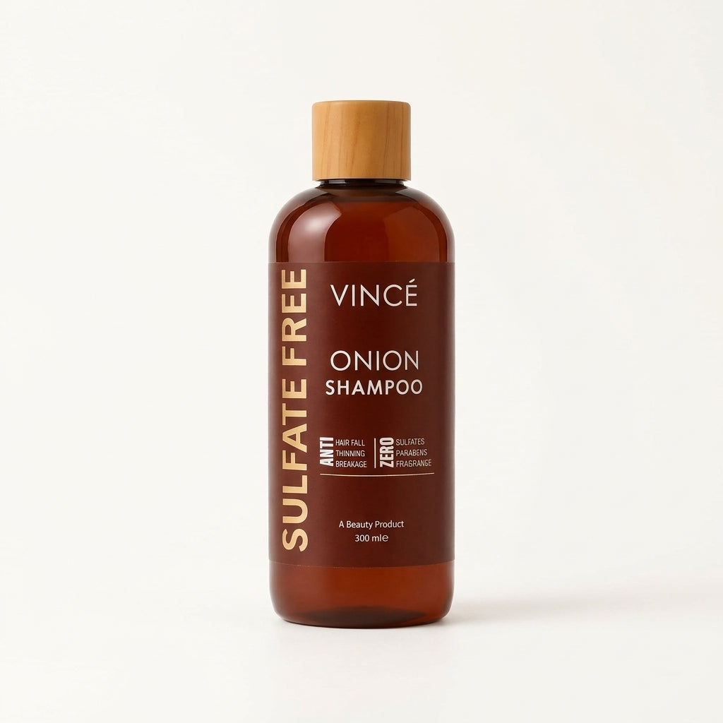 Bottle of Vince Onion Shampoo 300ml