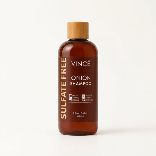 Bottle of Vince Onion Shampoo 300ml