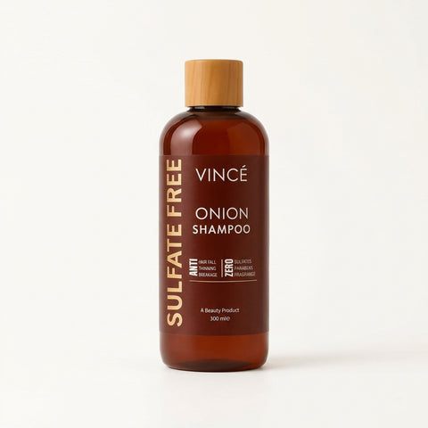 Bottle of Vince Onion Shampoo 300ml