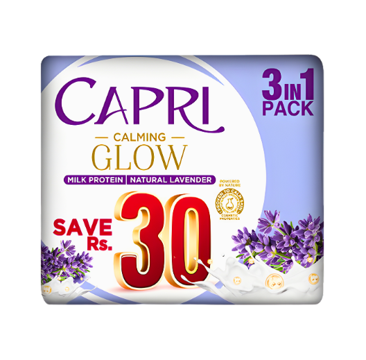 CAPRI MILK PROTEIN & LAVENDER 3IN1 PACK SOAP 120G