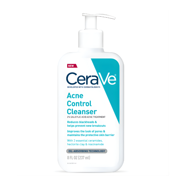 CERAVE ACNE CONTROL CLEANSER OIL ABSORBING 473ML