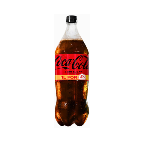 COCA COLA ZERO 1LTR