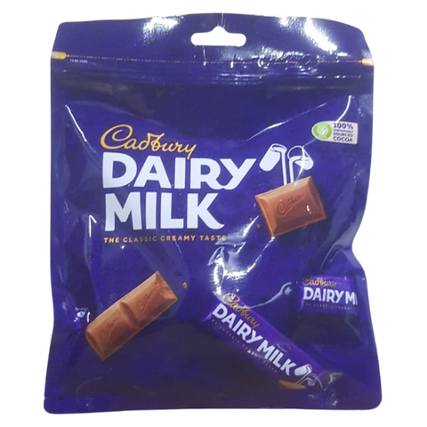 Cadbury Dairy Milk Classic Creamy Chocolate 144Gm 18Pcs Pouch
