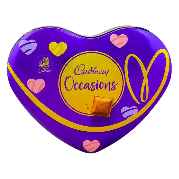 Cadbury Occasions Chocolate Heart Gift Box 212Gm