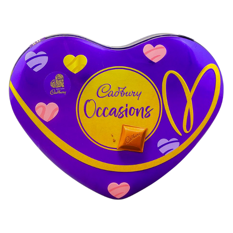 Cadbury Occasions Chocolate Heart Gift Box 212Gm