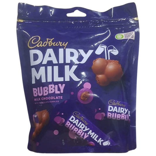 Cadbury Dairy Milk Bubbly Milk Chocolate 162Gm 12Pcs Pouch