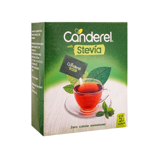 Canderel Stevia Sweetener Sachets 50 Pack