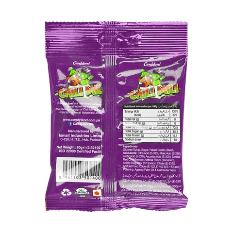 Candyland Chili Mili Jelly 80g