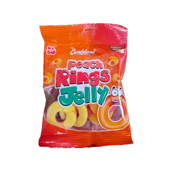 Peach Rings Label Candyland Premium Peach Rings Jelly 36g – Nazar Jan's Supermarket