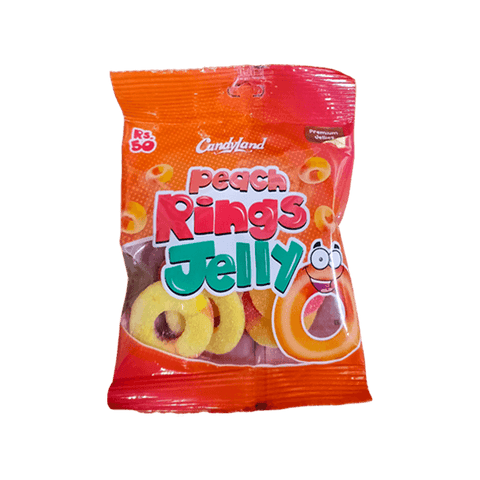 Candyland Premium Peach Rings Jelly 36g