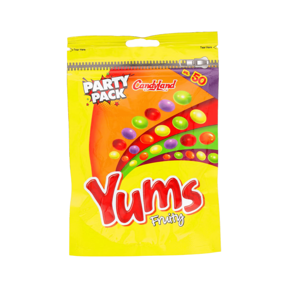 Candyland Yums Fruity Party Pack – 60g

