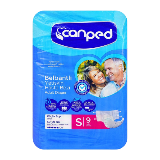 Canped Adult Diaper Small 50-90cm 9Pcs